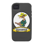 WORLDS GREATEST GANGSTER MEN CARTOON iPhone 4/4S CASE
