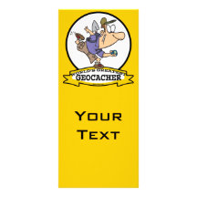 WORLDS GREATEST GEOCACHER MEN CARTOON RACK CARD