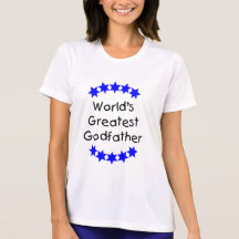 World's Greatest Godfather (blue stars) T Shirt