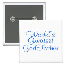 Worlds Greatest GodFather Button