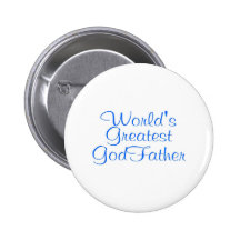 Worlds Greatest GodFather Buttons