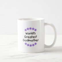 World's Greatest Godmother (purple stars) Mug