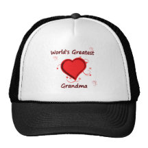 World's Greatest grandma Trucker Hats