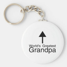 Worlds Greatest Grandpa Arrow Keychains