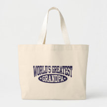 World's Greatest Grandpa Canvas Bag