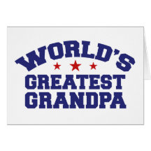 World's Greatest Grandpa Greeting Card