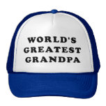 World's Greatest Grandpa Hats