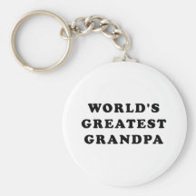 World's Greatest Grandpa Key Chains