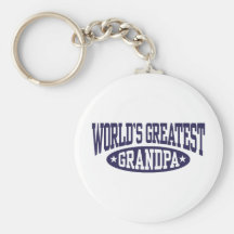 World's Greatest Grandpa Keychains