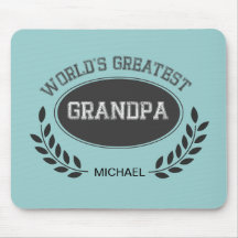 Worlds Greatest Grandpa Mouse Pads