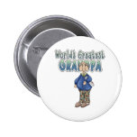 World's Greatest Grandpa Pinback Button