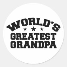 World's Greatest Grandpa Sticker