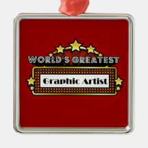 World's Greatest Graphic Artist Ornament