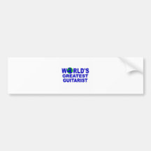 World's greatest Guitarist Bumper Sticker
