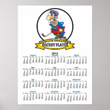 WORLDS GREATEST HOCKEY PLAYER MEN CARTOON POSTERS