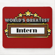 World's Greatest Intern Mousemats