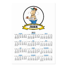WORLDS GREATEST JERK CARTOON BUSINESS CARD