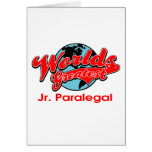 World's Greatest Jr. Paralegal Greeting Card