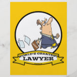 WORLDS GREATEST LAWYER III CARTOON FULL COLOR FLYER