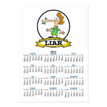 WORLDS GREATEST LIAR WOMEN CARTOON BUSINESS CARD