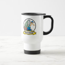 WORLDS GREATEST MAILMAN MEN CARTOON COFFEE MUG