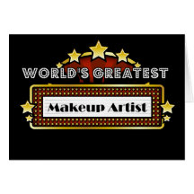 World's Greatest Makeup Artist Card