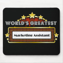 World's Greatest Marketing Assistant Mousepads