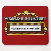 World's Greatest Marketing Specialist Mouse Mats