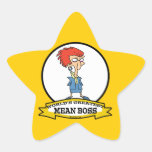 WORLDS GREATEST MEAN BOSS LADY CARTOON STICKER