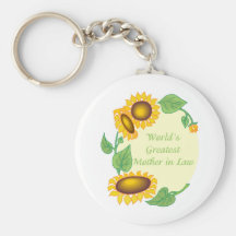 World's Greatest Mother In Law Keychain