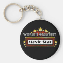 World's Greatest Movie Star Keychain