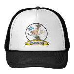 WORLDS GREATEST MULTITASKER MALE CARTOON MESH HATS