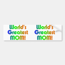 World's Greatest Mum Bumper Sticker