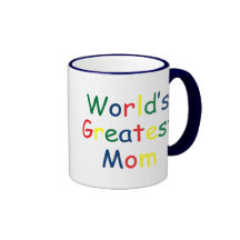Worlds Greatest Mum Coffee Mugs