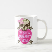 World's Greatest Mum Gothic Mugs