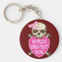 World's Greatest Mum Keychains