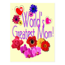 World's Greatest Mum! Post Card