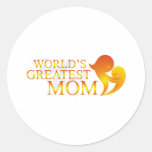 World's Greatest Mum T Shirts Sticker