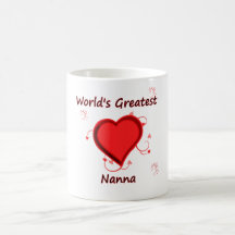 World's Greatest nanna Mugs