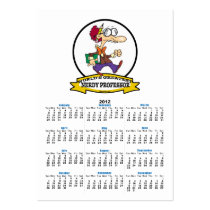 WORLDS GREATEST NERDY PROFESSOR CARTOON BUSINESS CARD TEMPLATES