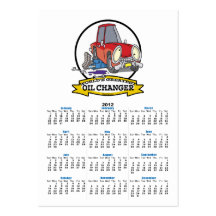 WORLDS GREATEST OIL CHANGER MEN CARTOON BUSINESS CARD