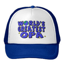World's Greatest Opa Hats
