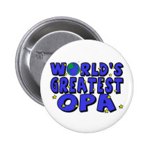 World's Greatest Opa Pinback Button
