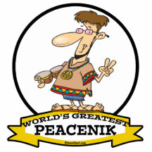 WORLDS GREATEST PEACENIK CARTOON ACRYLIC CUT OUTS