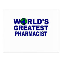 World's Greatest Pharmacist Postcard