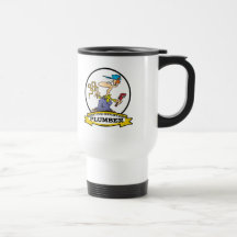 WORLDS GREATEST PLUMBER II MEN CARTOON MUGS