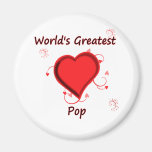 World's greatest pop fridge magnets