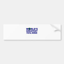 World's Greatest Postal Worker Bumper Stickers