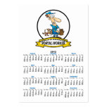 WORLDS GREATEST POSTAL WORKER MEN CARTOON BUSINESS CARDS
