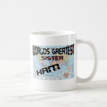 Worlds greatest sister coffee mug